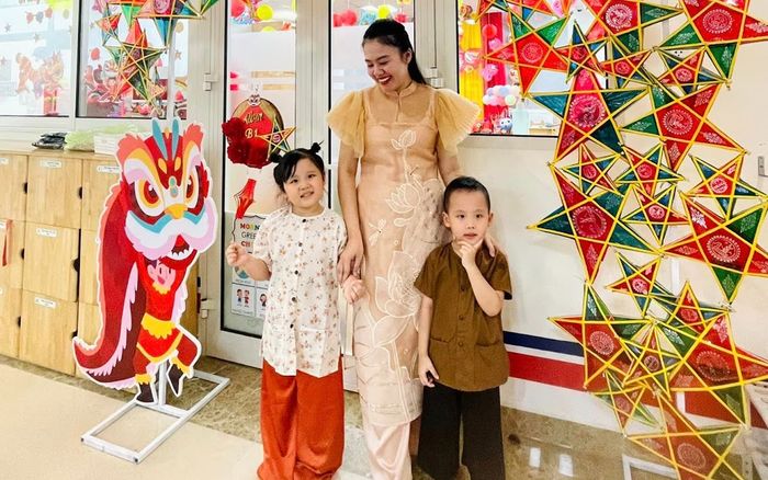 Mẹ 3 con Hoàng Hải Hà đảm đang, chỉn chu từ điều nhỏ nhất