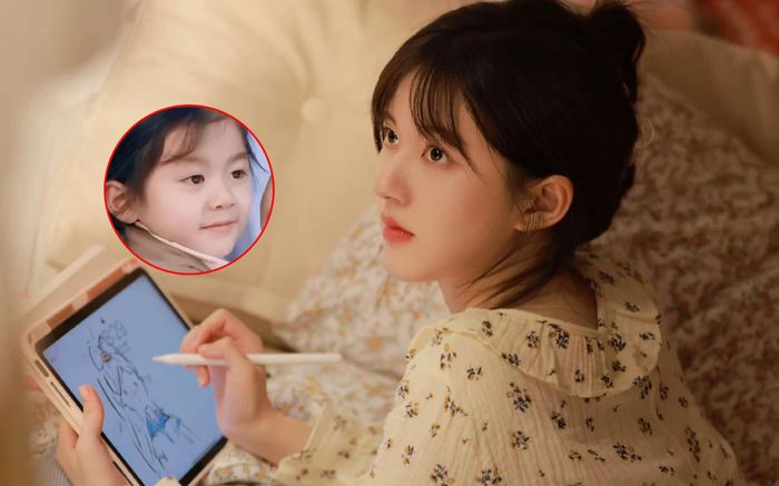 Chính thức lộ diện con gái của Triệu Lộ Tư, chuẩn bản sao tí hon của mẹ