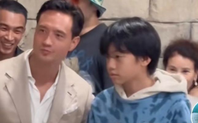 Kim Lý có hành động ấm áp dành cho Subeo, diện mạo nhóc tỳ gây chú ý