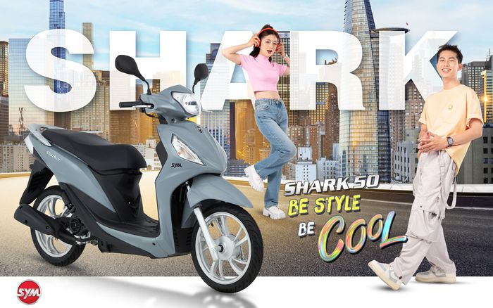 Shark 50cc - sức hút mới trong dòng xe tay ga dành cho Gen Z