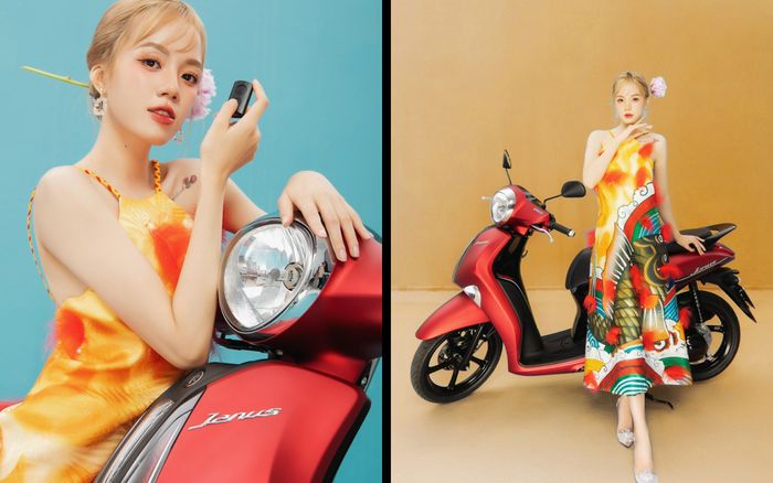 Mèo Sao Hỏa hóa trang cô nàng yêu kiều trong bộ váy yếm dân gian cách tân