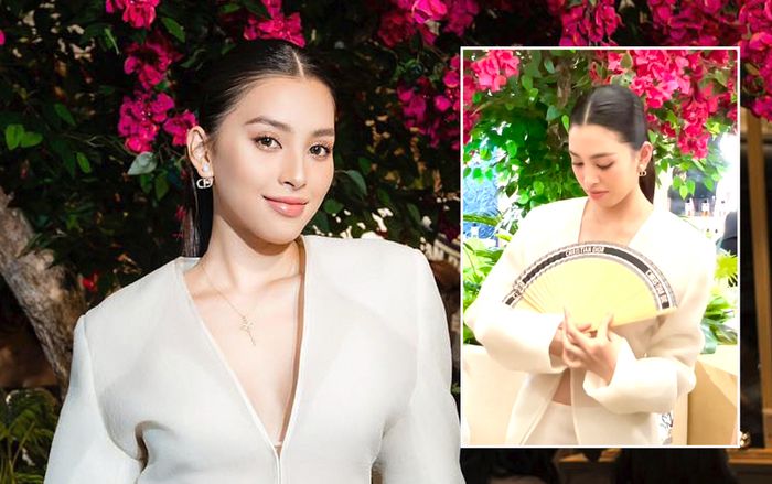 Tiểu Vy liên tục che chắn vì sợ lộ 'gò bồng đảo' gợi cảm