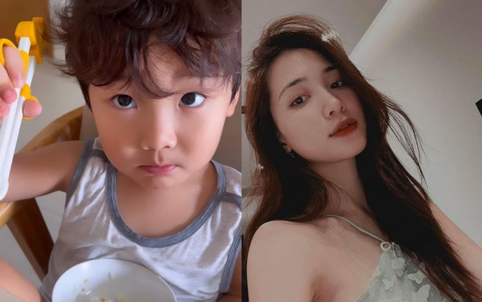 Tất bật với công việc, Hoà Minzy không giấu khỏi sự lo lắng cho con trai