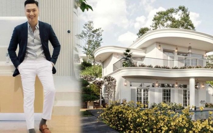 Bà xã Mạnh Trường hé lộ một góc biệt thự với view 'khủng'