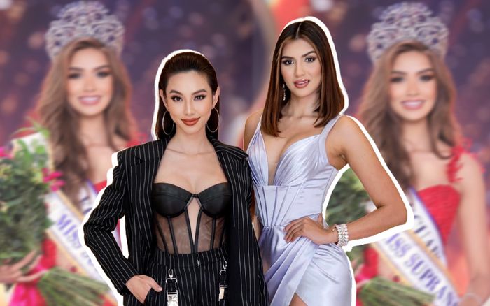 Tuy thấp bé hơn, Thùy Tiên vẫn ăn đứt body gợi cảm so với tân Hoa hậu Siêu quốc gia