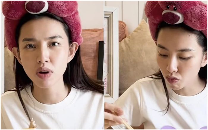 Review 'cơm gà hấp cải xanh' trứ danh, Thuỳ Tiên bị fan chăm chăm bắt bẻ 1 điều