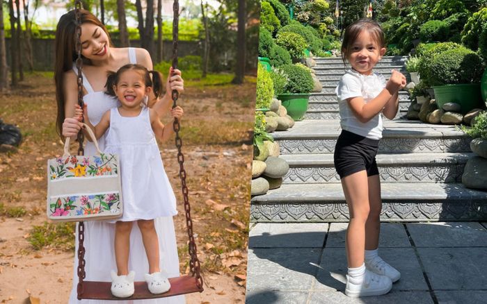 Con gái lai Tây thừa hưởng đôi chân chuẩn siêu mẫu từ Hồ Ngọc Hà