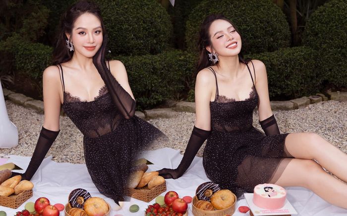 Hoa hậu Thanh Thuỷ khoe tuyết lê với váy mỏng tanh trong tiệc sinh nhật, netizen trầm trồ: 'Bén quá bén'