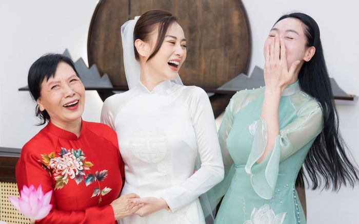 Hoa hậu Ngọc Hân tiết lộ mối quan hệ của Phương Oanh với mẹ chồng