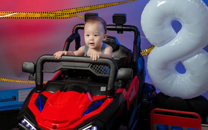 Còn nhỏ tuổi, quý tử nhà Bùi Tiến Dũng đã có đam mê với bộ môn đặc biệt