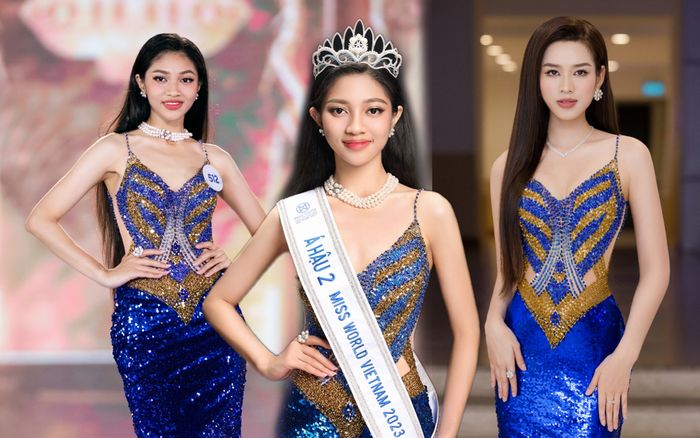 Cùng diện chung một thiết kế, Á hậu Minh Kiên có lấn át nổi Đỗ Thị Hà?