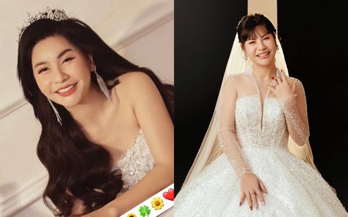 Cát Phượng tiếp tục khoe ảnh mặc váy cưới, 5 biểu tượng đính kèm gây chú ý