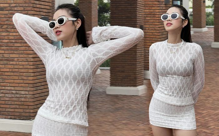 Diện váy khoe 'cặp kiếm Nhật', Đỗ Thị Hà gây tranh cãi vì một lý do