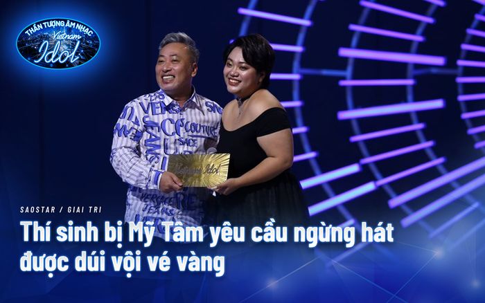 Thí sinh Vietnam Idol 2023 bị Mỹ Tâm yêu cầu ngừng hát, được dúi vội vé vàng