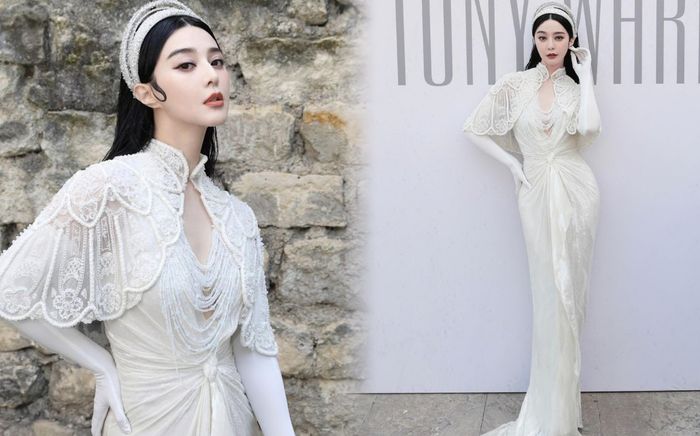 Phạm Băng Băng kiêu sa trong bộ cánh ngọc ngà, visual chuẩn mực tiểu thư danh giá