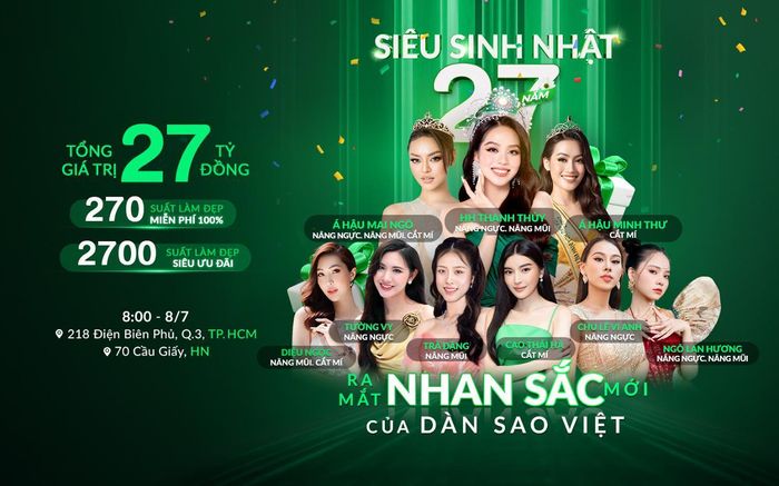 Dàn sao Việt 'lột xác' tại siêu sinh nhật Thu Cúc