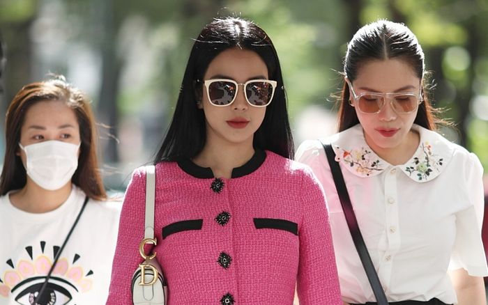 Style sang chảnh của Diệp Lâm Anh khi ba lần ra tòa giải quyết chuyện ly hôn