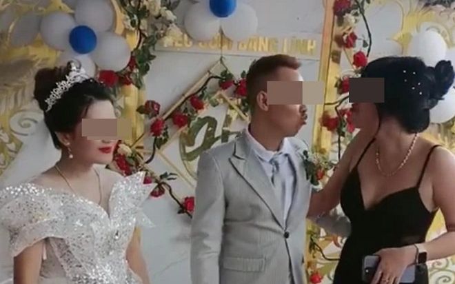 Chú rể ôm eo hôn gió bạn khác giới giữa đám cưới, cô dâu 'nóng mắt' vội hủy hôn