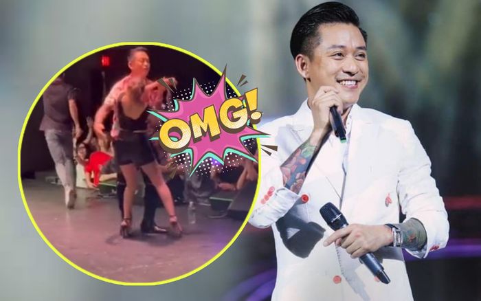 Nữ khán giả bất ngờ lao lên sân khấu có hành động kỳ lạ, Tuấn Hưng phản ứng ra sao?