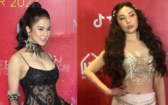 2 lần Diệp Lâm Anh 'chặt đẹp' Quỳnh Thư trên thảm đỏ: Khí chất chánh cung là đây