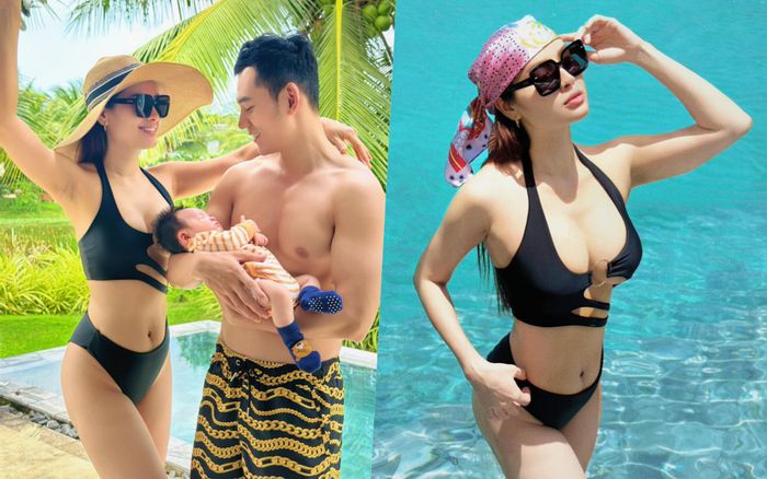 Phương Trinh Jolie chăm khoe body gợi cảm sau một tháng sinh quý tử