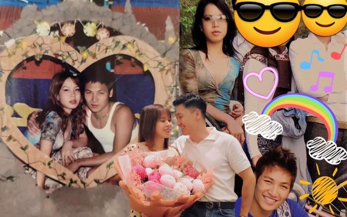 Mạnh Trường khoe ảnh kể về chuyện tình yêu thuở hàn vi với bà xã
