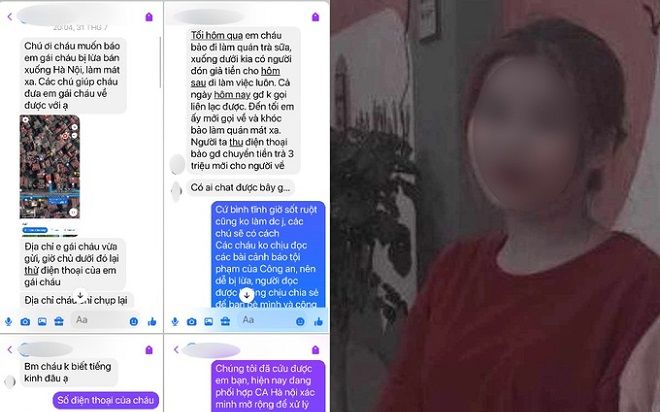 Ham việc bán trà sữa lương cao, 2 thiếu nữ 15 tuổi mắc bẫy kẻ xấu