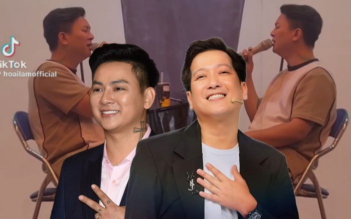 Hoài Lâm diện quần đùi, ngồi hát nhạc của ca sĩ khác: 'Nhìn tưởng Trường Giang'