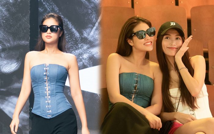 Thiên Ân thả dáng thon gọn khi tổng duyệt show thời trang Miss Grand VN 2023