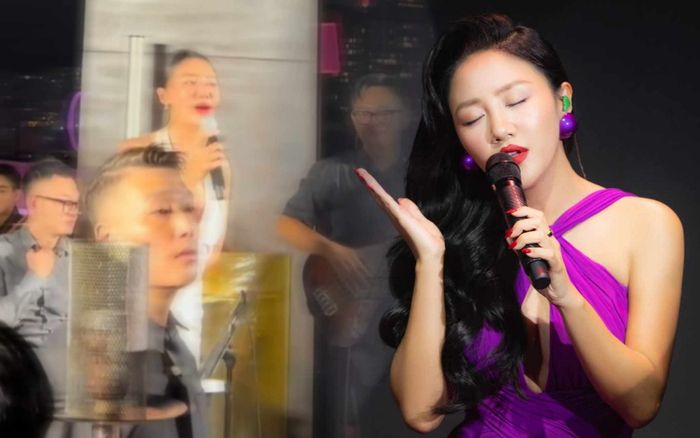 Khán giả ném đồ khi Văn Mai Hương hát trên sân khấu, nữ ca sĩ lên tiếng can ngăn