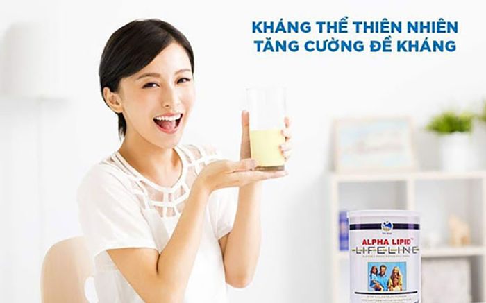 Alpha lipid lifeline cung cấp kháng thể giúp tăng cường sức khỏe