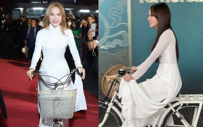 Bắt chước Mỹ Tâm đạp xe lên thảm đỏ, Hoa hậu Mai Phương nhận cái kết 'đắng'