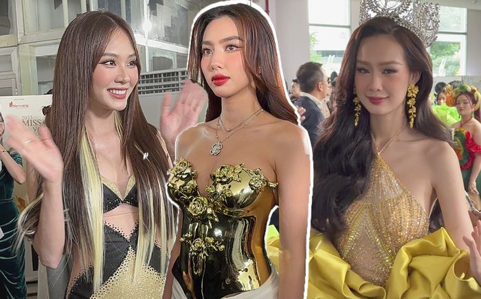 Cam thường thảm đỏ Miss Grand VN: Thùy Tiên tựa nữ thần, Mai Phương đầy cá tính