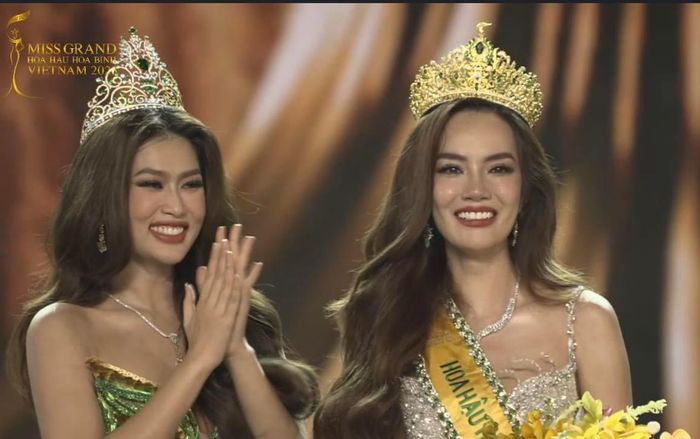 Tân hoa hậu Miss Grand Vietnam 2023 nhận 'bão' khen ngợi từ dàn sao Việt