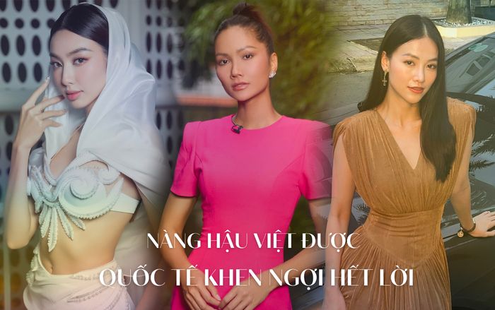 Từng mờ nhạt trong nước, loạt nàng hậu Việt được quốc tế hết lời khen ngợi