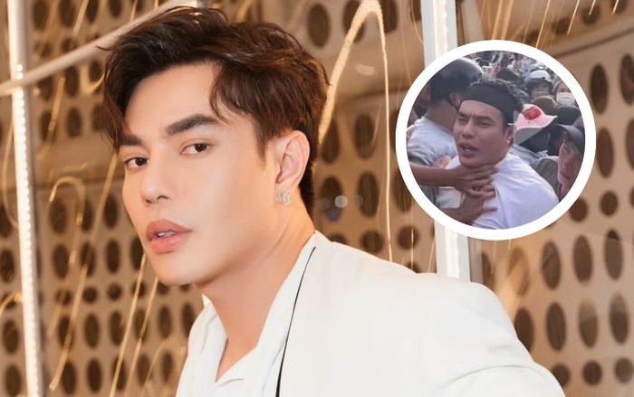 Lê Dương Bảo Lâm khóc lóc vì bị fan cuồng véo má, túm áo ở chốn đông người