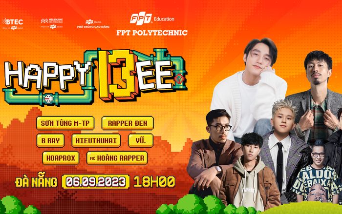 Sơn Tùng M-TP, rapper Đen, B Ray, HIEUTHUHAI, Vũ., Hoàng Dũng đổ bộ Happy Bee 13