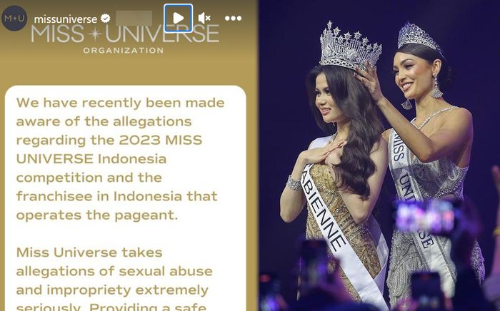 Miss Universe lên tiếng về cáo buộc BTC Hoa hậu Indonesia quấy rối tình dục thí sinh
