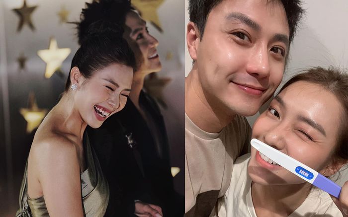 Vừa có con ở Gia Đình Mình Vui Bất Thình Lình, Khả Ngân công khai với Thanh Sơn