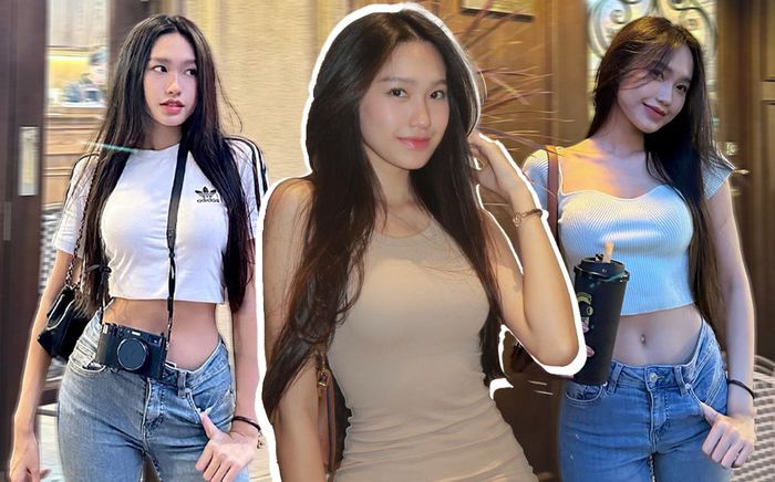 Gu thời trang tôn eo thon 55cm của bạn gái Đoàn Văn Hậu