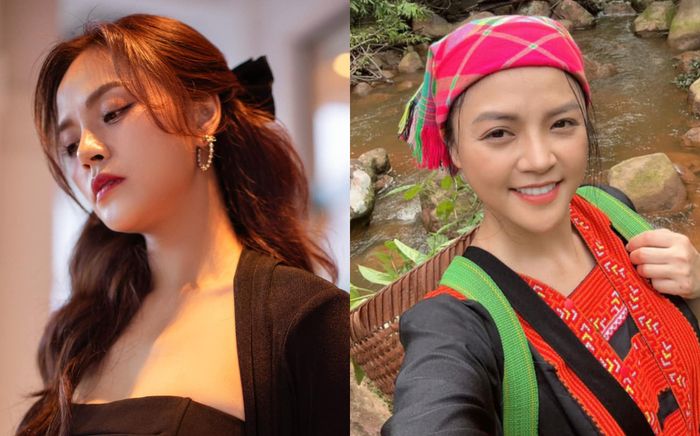 Thu Quỳnh được khen vì chăm để mặt mộc và diện trang phục dân tộc trong phim mới