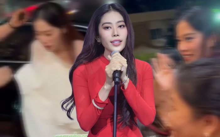 Một nhân vật đặc biệt luôn có mặt 'hộ tống' Nam Em vào sân khấu mỗi khi đi diễn