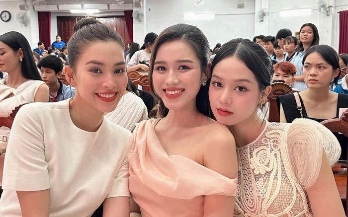 Khung ảnh gấp ba visual: Đỗ Hà có bị lu mờ khi đọ sắc với Hoa hậu 'tỷ lệ vàng'