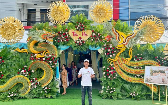 Trầm trồ với những cổng cưới lá dừa đẹp nhất miền Tây sông nước