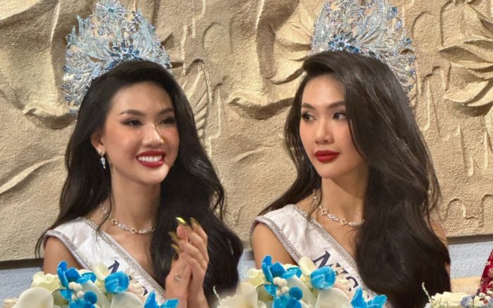 Cận cảnh nhan sắc cam thường 'không góc chết' của Tân Miss Universe VN