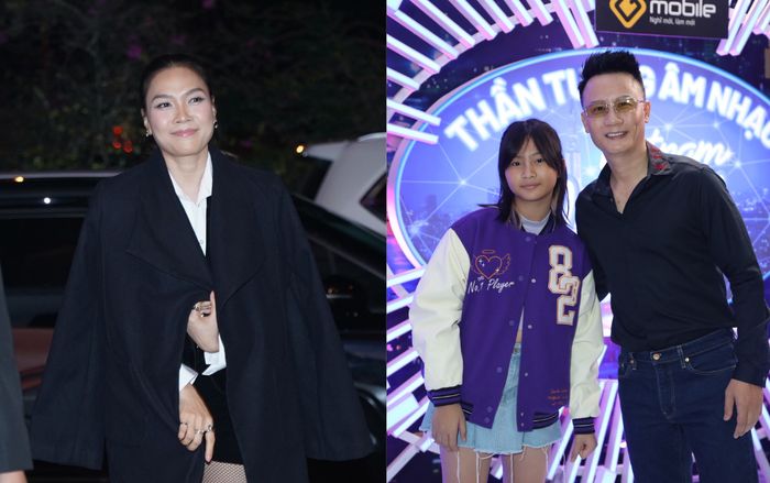 Thảm đỏ liveshow 4 Vietnam Idol: Mỹ Tâm đến từ sớm, Hoàng Bách có mặt cùng ái nữ