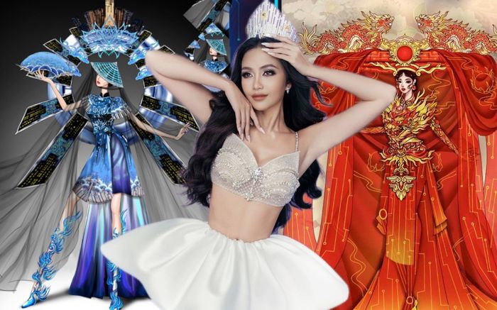 Hé lộ loạt thiết kế quảng bá văn hóa Việt cực đỉnh của Hoa hậu Hoàn vũ VN 2023