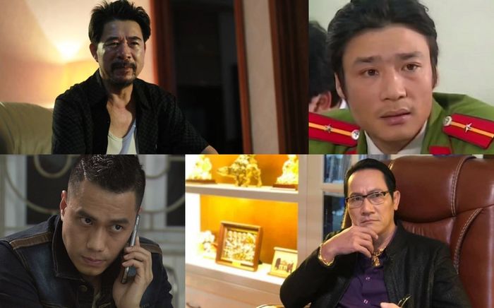Dàn diễn viên 'cân' cả vai công an lẫn tội phạm trên màn ảnh Việt