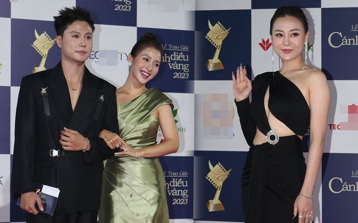 Thanh Sơn - Khả Ngân, Phương Oanh và dàn sao đổ bộ siêu thảm đỏ Cánh Diều 2023