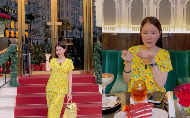 4,8 triệu người xem cô gái review 1 buổi trà chiều tại store của Thái Công